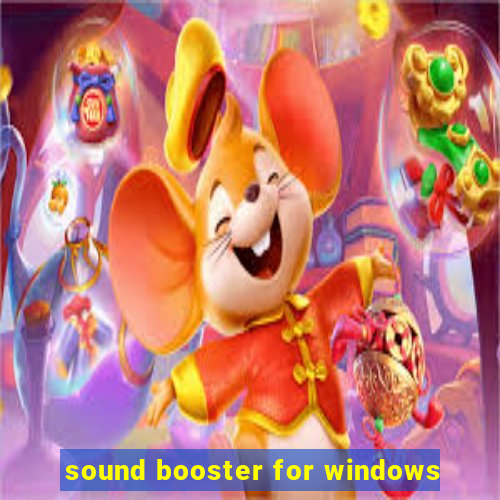 sound booster for windows