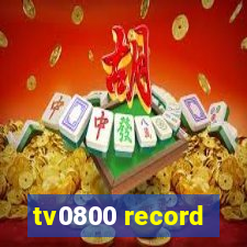 tv0800 record