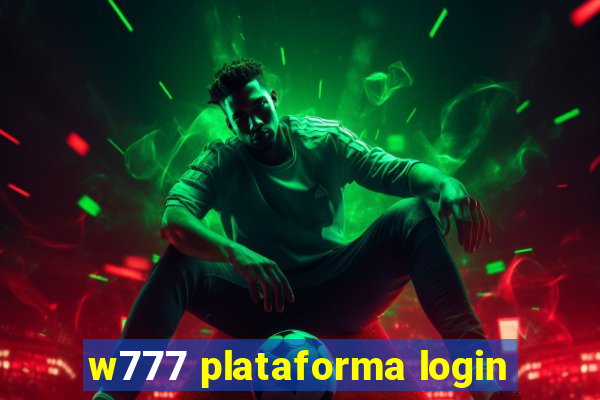 w777 plataforma login