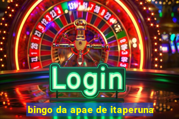 bingo da apae de itaperuna