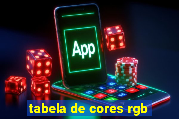 tabela de cores rgb