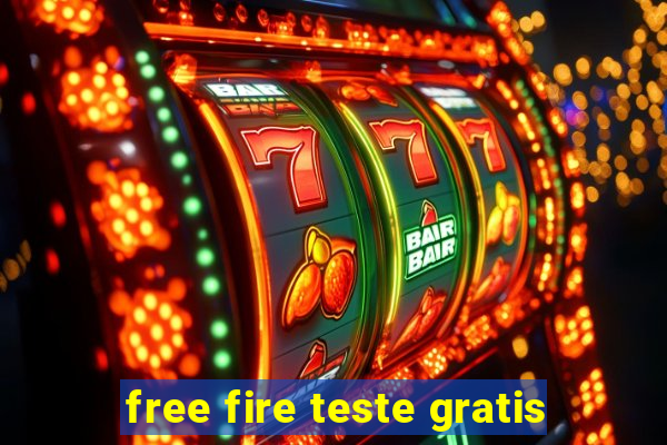 free fire teste gratis