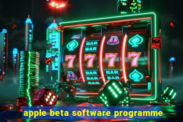 apple beta software programme