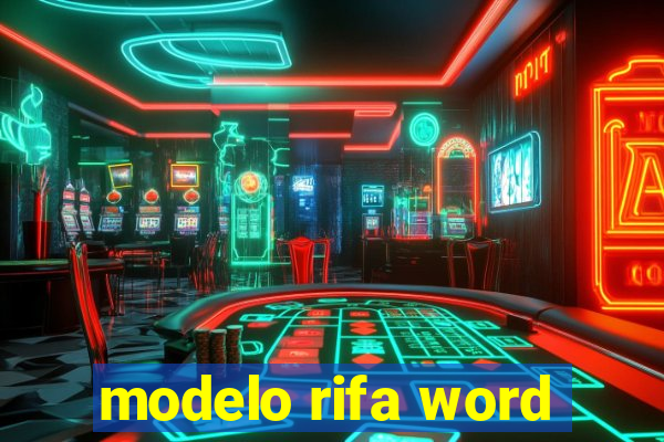 modelo rifa word