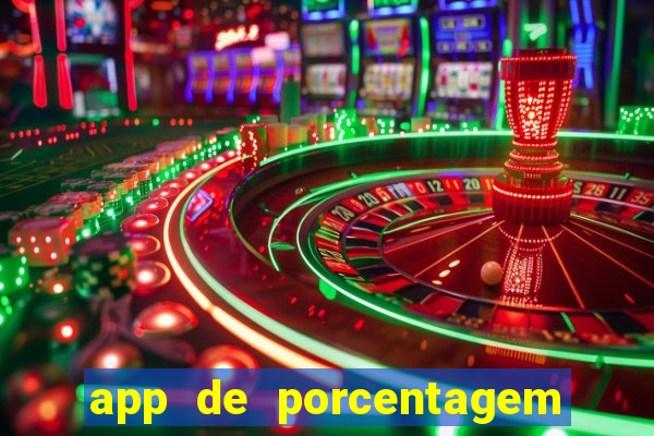 app de porcentagem de jogos slots