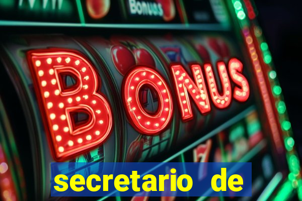 secretario de esporte salario