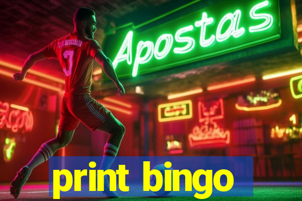 print bingo