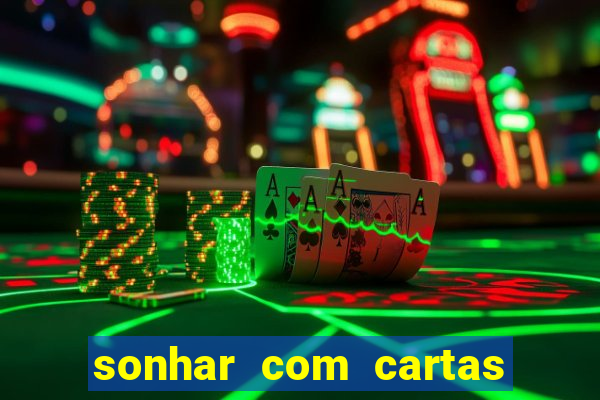 sonhar com cartas de baralho no chao