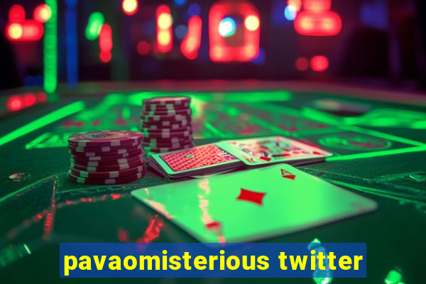 pavaomisterious twitter