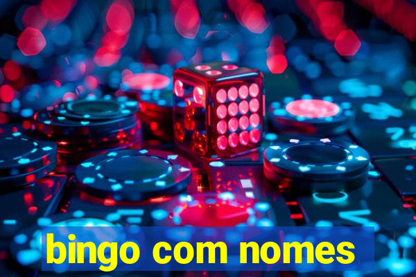 bingo com nomes