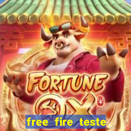 free fire teste grátis jogar agora