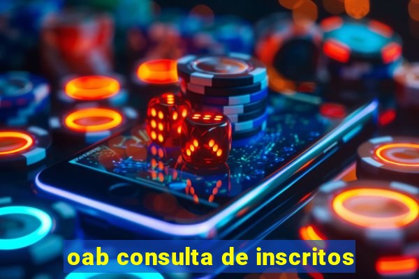 oab consulta de inscritos