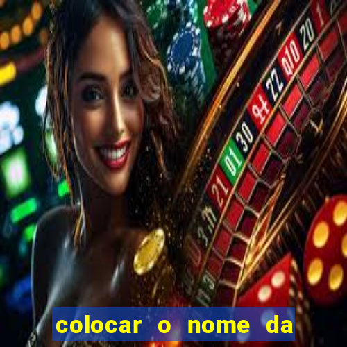 colocar o nome da pessoa no congelador