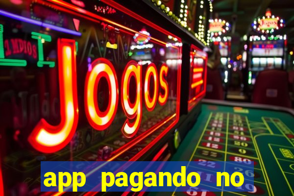 app pagando no cadastro via pix