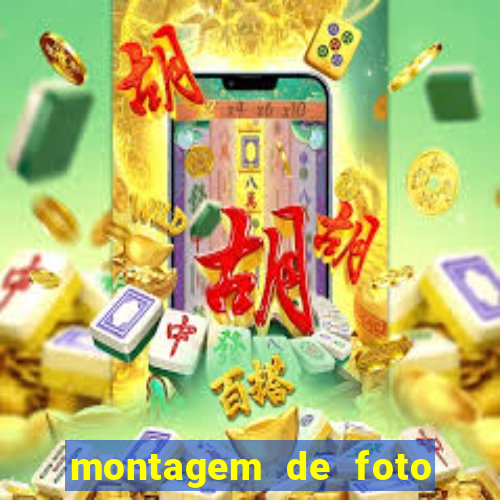 montagem de foto com camisa de time de futebol