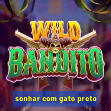 sonhar com gato preto