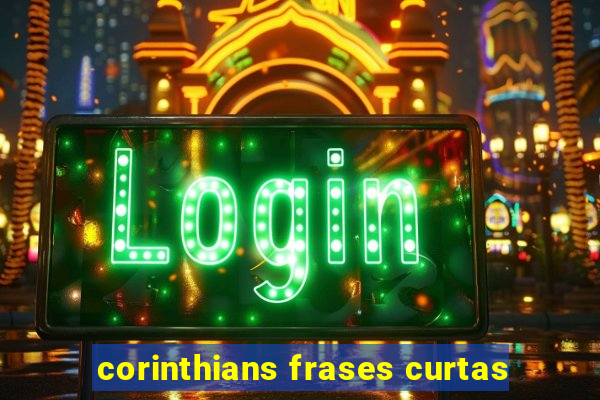 corinthians frases curtas