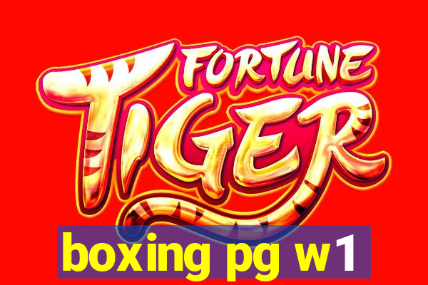 boxing pg w1