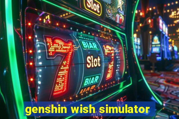 genshin wish simulator