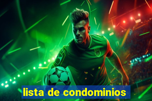 lista de condominios