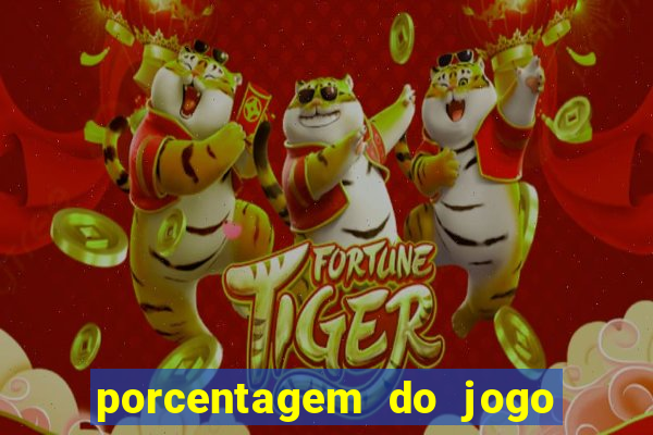 porcentagem do jogo fortune tiger